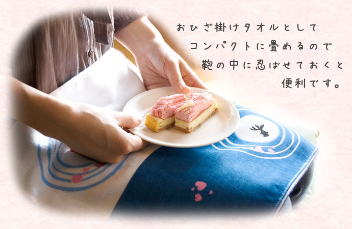お膝掛けとして