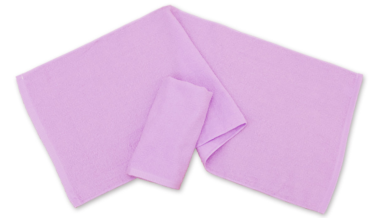 藤色 紫 パープル　ラベンダー色　タオル